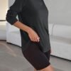 Trendy Queen Womens Oversized Long Sleeve T Shirts 2025 Basic Crewneck Tee Fall Tops Casual Workout Y2K Clothes