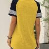 Adibosy Women Summer Casual Shirts: Short Sleeve Striped Tunic Tops Womens Crew Neck Tee Tshirt Blouses