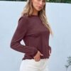 AUTOMET Long Sleeve Shirts for Women Business Casual Tops Fall Fashion Clothes Workout Plus Size Teacher School Outfits 2025