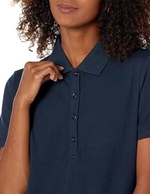 Amazon Essentials Women's ShortSleeve Polo Shirt (Available in Plus Size)